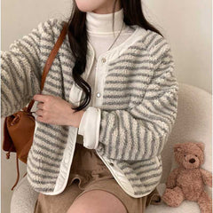 Vintage Reversible Striped Jacket