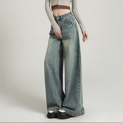 Vintage High Waist Washed Baggy Jeans