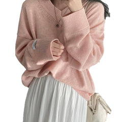 Women's V-neck sweater