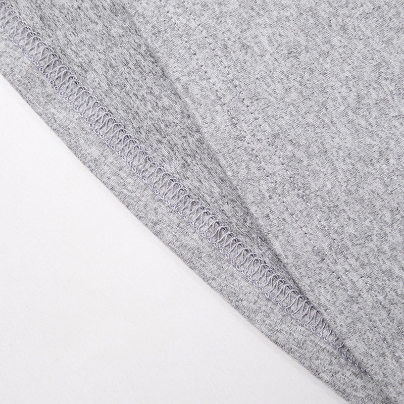 Vintage Embroidered Alphabet Short Sleeve Tee - fairypeony