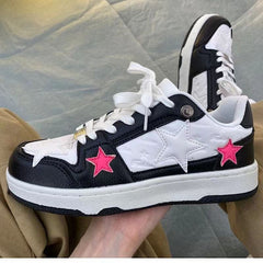 Aesthetic Pink Star Sneakers