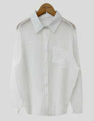 Solid Color Thin Sun Protective Blouse