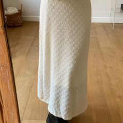 Gentle Floral Straight Long Skirt – Casual Leisure Style