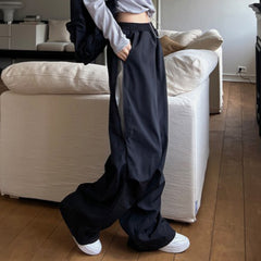 Patchwork Baggy Sweatpants - fairypeony