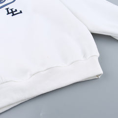 Letter Print Pullover Oversized Sweatshirt - fairypeony