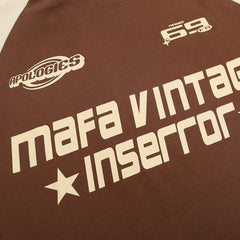 Raglan Short Sleeve Patchwork T-shirt