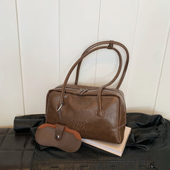 Vintage Large Capacity Two Piece Shoulder Bag