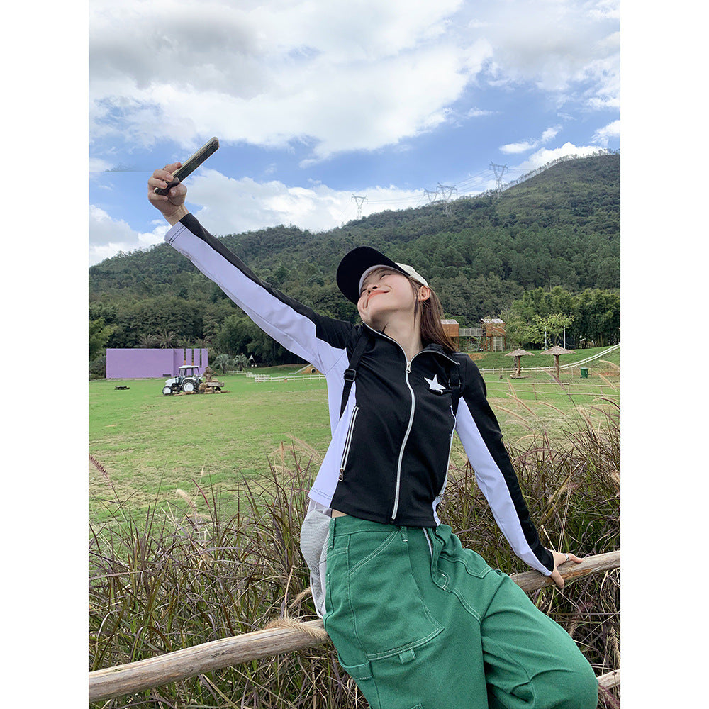 Pocket Green Straight Leg Cargo Jeans - fairypeony