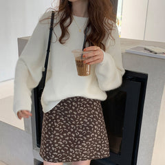 Womens Korean Style Knitted Sweater