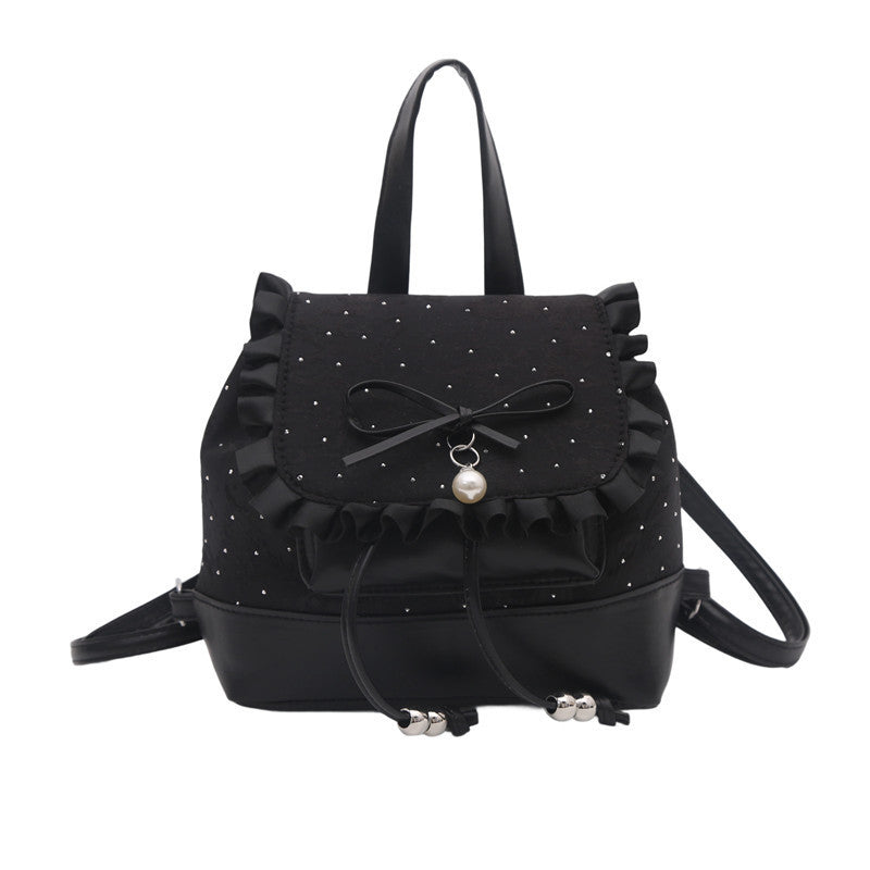 Bowknot Travel Backpack for Women - fairypeony