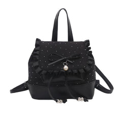 Bowknot Travel Backpack for Women - fairypeony