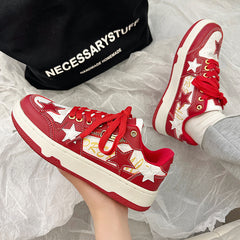 Skater Girl Patchwork Sneakers