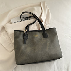 Aesthetic Pendant Pu Leather Tote Bag - fairypeony