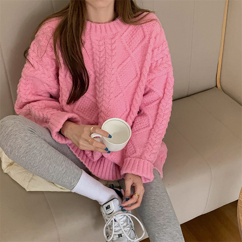 Cable Knit Jumper Sweater - fairypeony