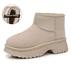 Womens Thermal Slip On Snow Boots