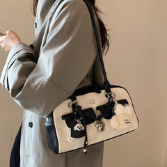 Aesthetic Puppy Pocket Shoulder Bag