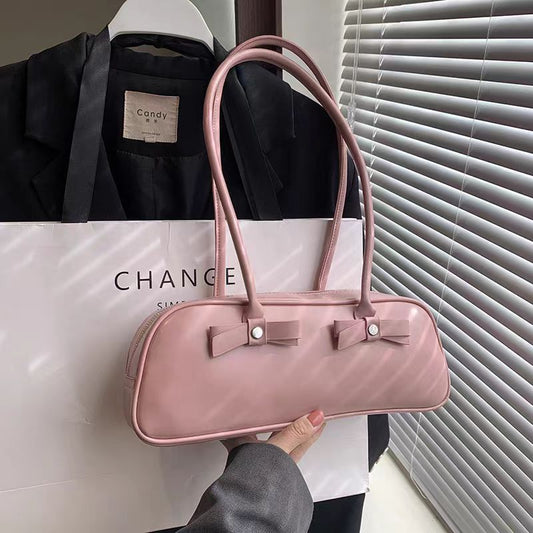 Aesthetic Bow Square Shoulder Bag