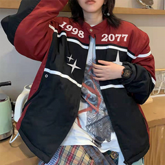 Cosmos Star Motorcycle Zip Up Bomber Jacket - fairypeony