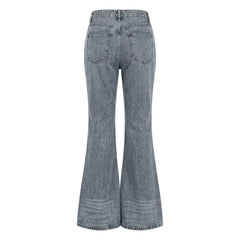 2000s Vintage Blue Flared Denim Jeans