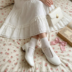 Lace Splicing Plush Knitted Maxi Skirt