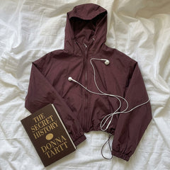 Hooded Windbreaker Jacket – Lightweight Sun-Protection Zip-Up in 3 Colours