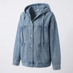 Vintage Hooded Denim Jacket