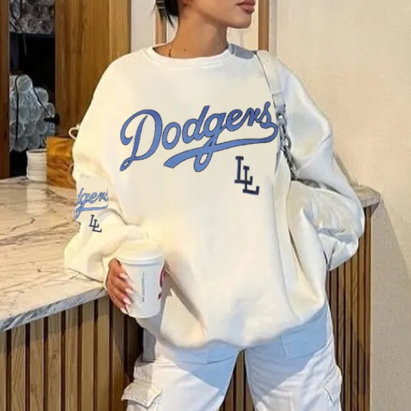 Letter Print Pullover Oversized Sweatshirt - fairypeony