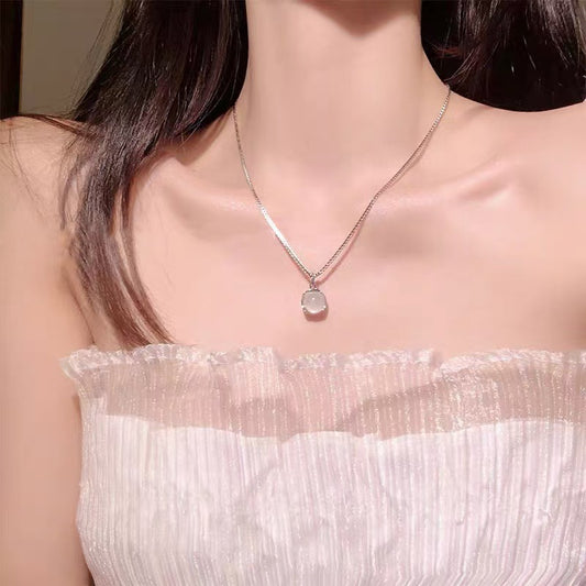 Moonstone Chain Necklace
