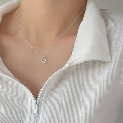Double-layer Pearl Camellia Necklace - fairypeony
