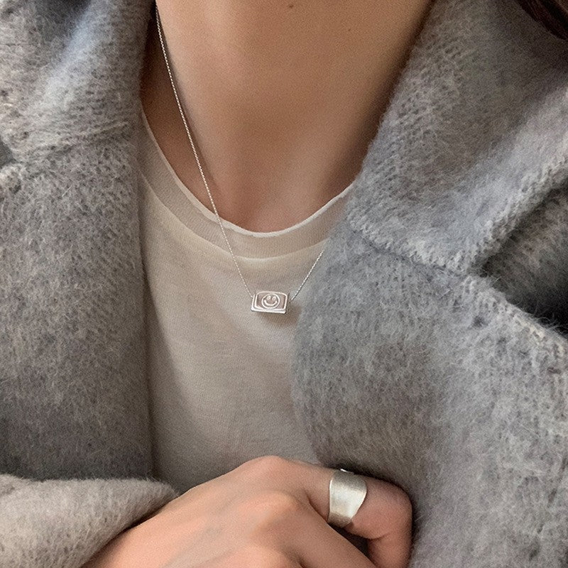 Double-layer Pearl Camellia Necklace - fairypeony