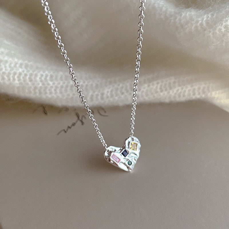 Double-layer Pearl Camellia Necklace - fairypeony