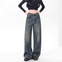 Vintage 90s High Waist Baggy Wide Leg Jeans