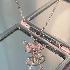 Double-layer Pearl Camellia Necklace - fairypeony