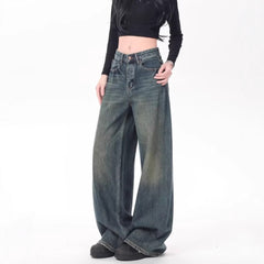 Vintage 90s High Waist Baggy Wide Leg Jeans