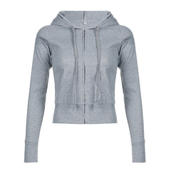 Vintage Distressed Knitted Zip Up Hoodie