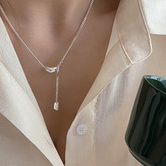 Double-layer Pearl Camellia Necklace - fairypeony