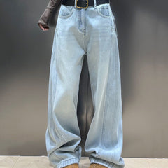 Vintage Light Blue Wide Leg Loose Jeans