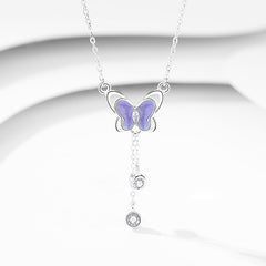 Aesthetic Silver Forest Necklace