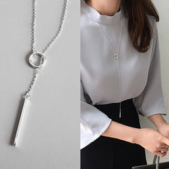 Double-layer Pearl Camellia Necklace - fairypeony