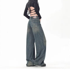 Vintage 90s High Waist Baggy Wide Leg Jeans