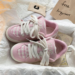 Aesthetic Checkered Patchwork Sneaker