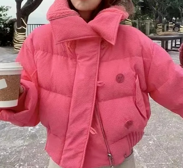 Zip Up Padded Short Jacket - fairypeony