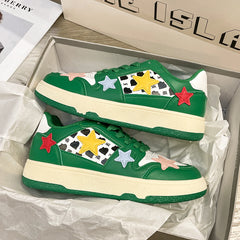 Skater Girl Aesthetic Star Sneakers