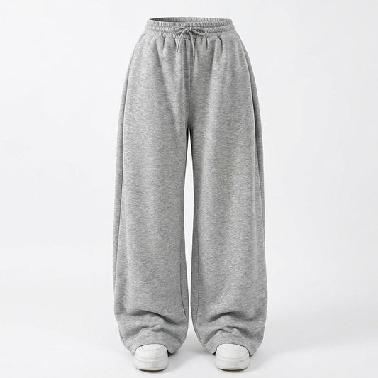 Gray sweatpants on a white background