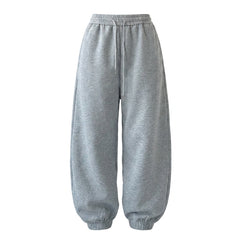 Gray sweatpants on a white background