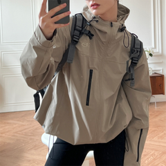 Waterproof Hooded Outdoor Jacket - fairypeony