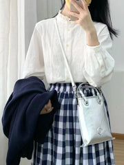 Preppy Plaid Skirt Three-piece Set