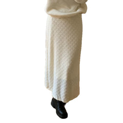 Gentle Floral Straight Long Skirt – Casual Leisure Style