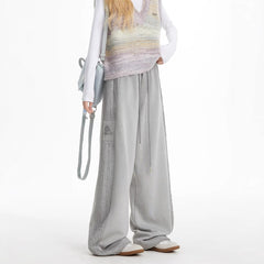 Vintage Striped Baggy Wide Leg Sweatpants