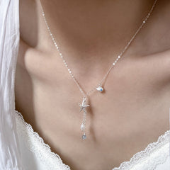 Starfish pearl necklace